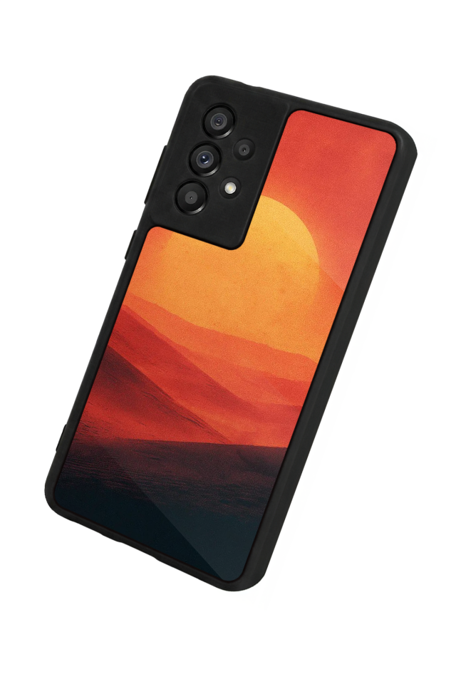 Samsung Galaxy A73 Uyumlu Güneş Tasarımlı Glossy Premium Kılıf