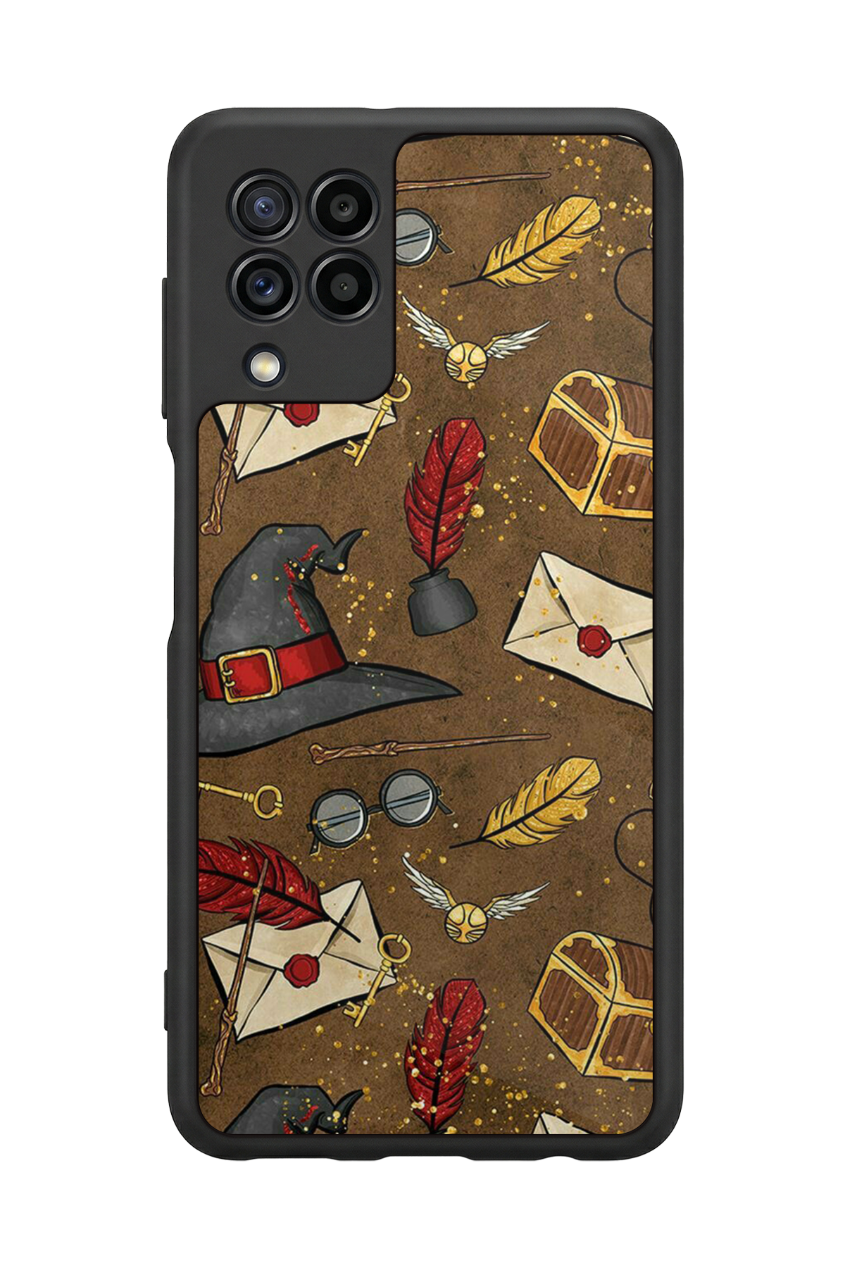 Samsung Galaxy M32 Uyumlu HarryPotter Tasarımlı Glossy Premium Kılıf