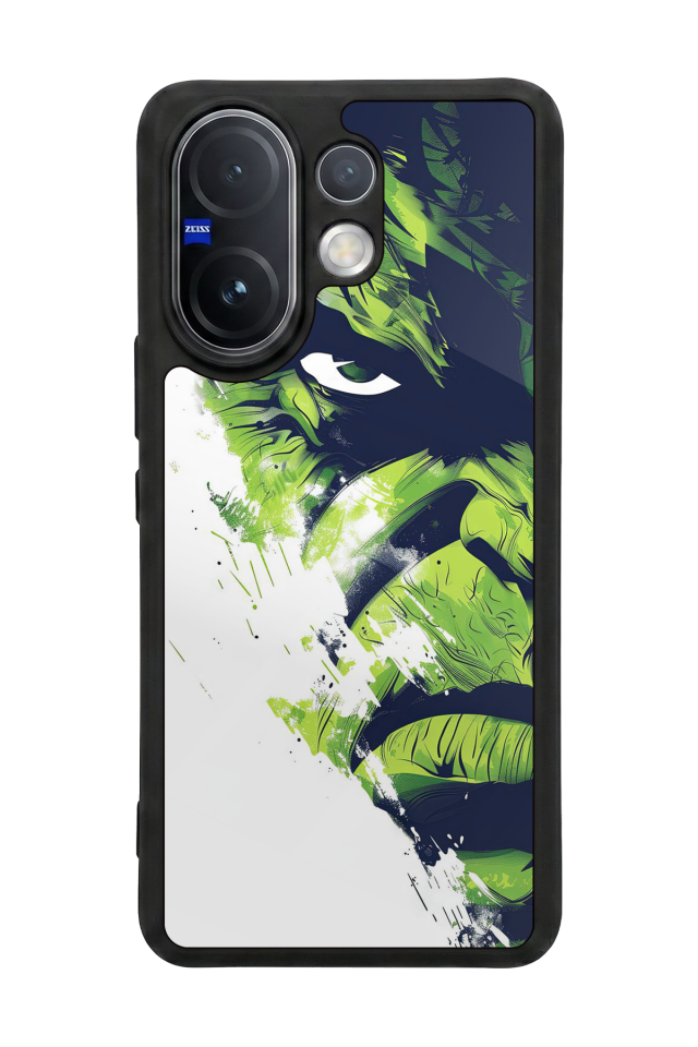 Vivo V60 Uyumlu Hulk Tasarımlı Glossy Premium Kılıf