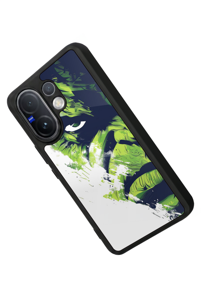 Vivo V60 Uyumlu Hulk Tasarımlı Glossy Premium Kılıf