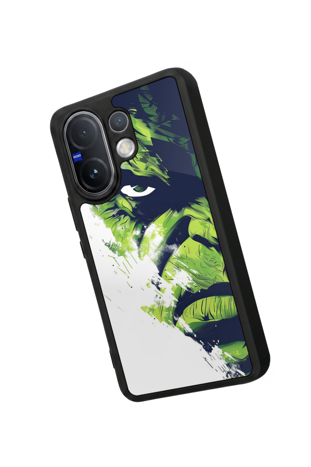 Vivo V60 Uyumlu Hulk Tasarımlı Glossy Premium Kılıf