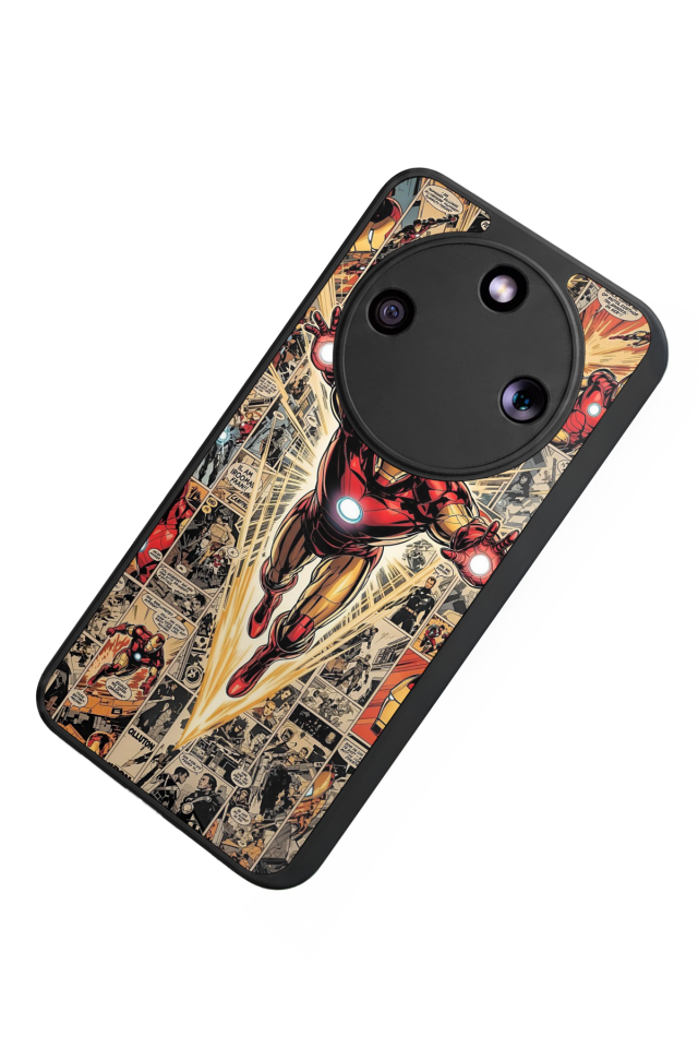 Honor Magic 8 Lite Uyumlu Iron Man ( Demir Adam ) Tasarımlı Glossy Premium Kılıf