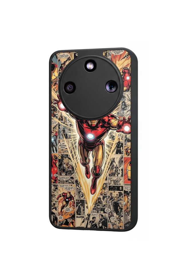 Honor Magic 8 Lite Uyumlu Iron Man ( Demir Adam ) Tasarımlı Glossy Premium Kılıf