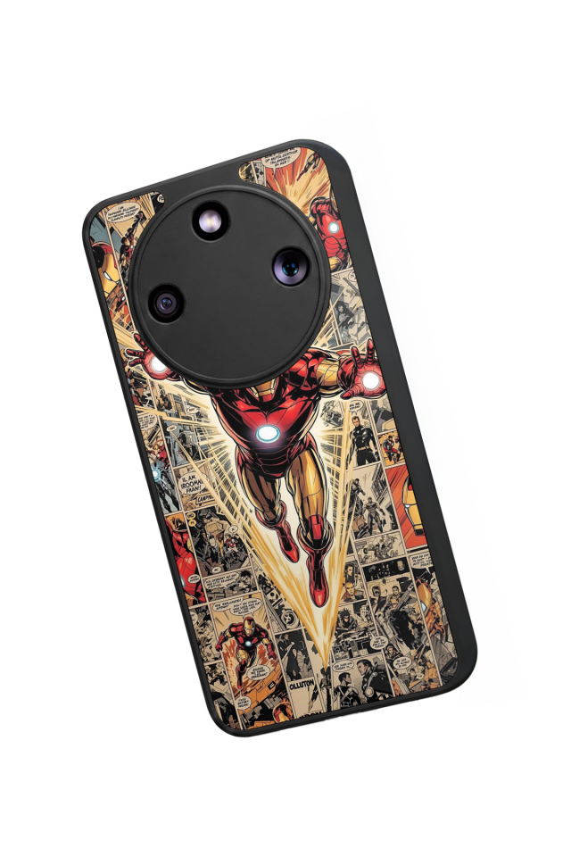 Honor Magic 8 Lite Uyumlu Iron Man ( Demir Adam ) Tasarımlı Glossy Premium Kılıf