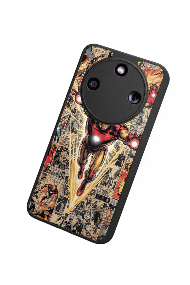 Honor Magic 8 Lite Uyumlu Iron Man ( Demir Adam ) Tasarımlı Glossy Premium Kılıf