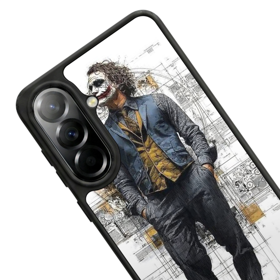 Samsung Galaxy A37 Uyumlu Joker Tasarımlı Glossy Premium Kılıf