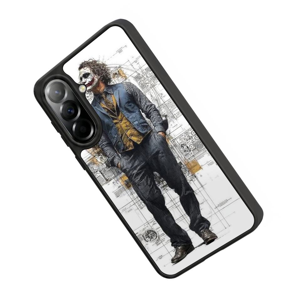 Samsung Galaxy A37 Uyumlu Joker Tasarımlı Glossy Premium Kılıf