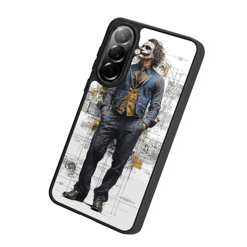 Samsung Galaxy A37 Uyumlu Joker Tasarımlı Glossy Premium Kılıf