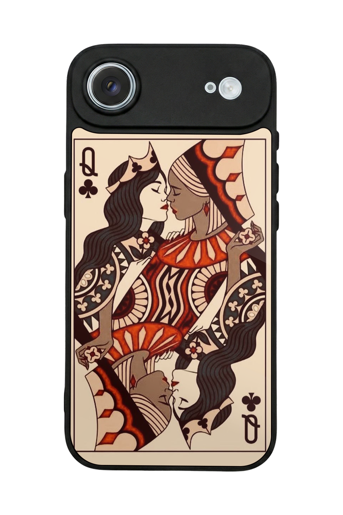 iPhone 17 Air Uyumlu  Kalp Love Tasarımlı Glossy Premium Kılıf