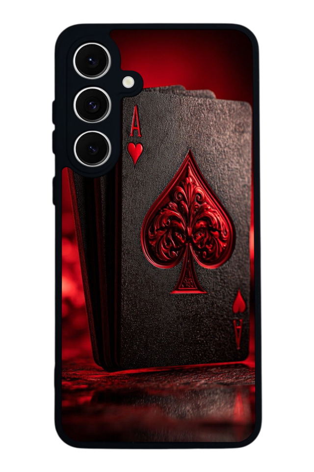 Samsung Galaxy S24 FE Uyumlu Kart Tasarımlı Glossy Premium Kılıf