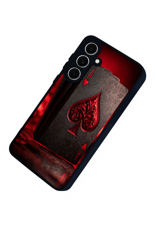 Samsung Galaxy S24 FE Uyumlu Kart Tasarımlı Glossy Premium Kılıf