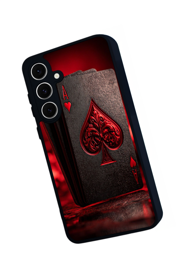 Samsung Galaxy S24 FE Uyumlu Kart Tasarımlı Glossy Premium Kılıf