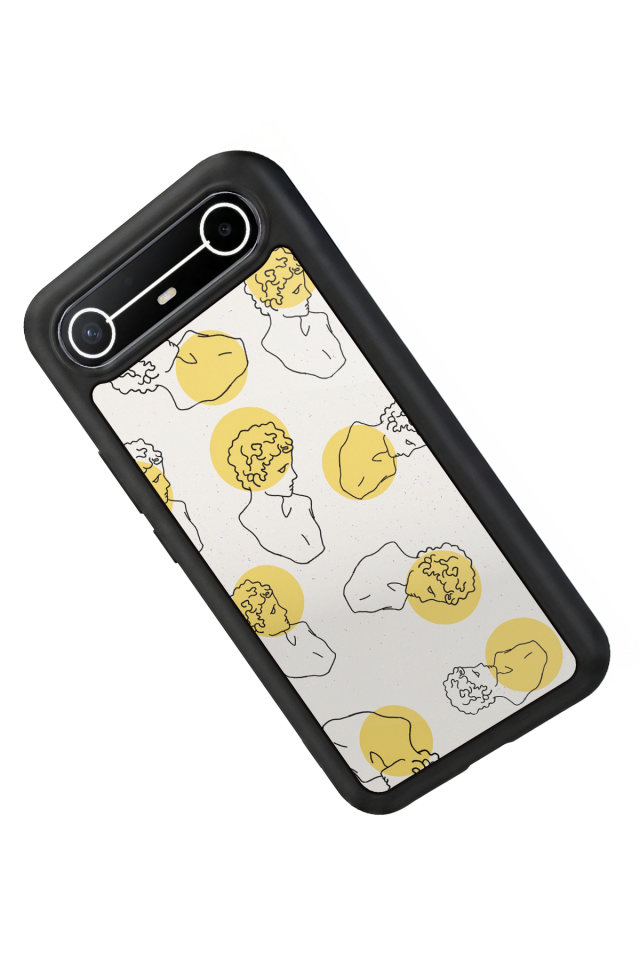 Tecno Spark Slim 5G Uyumlu Line Art Tasarımlı Glossy Premium Kılıf