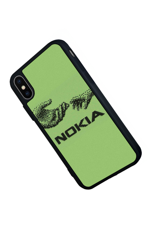 iPhone XS Max Uyumlu Nokia Tasarımlı Glossy Premium Kılıf