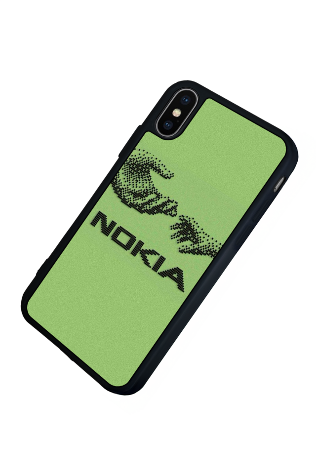 iPhone XS Max Uyumlu Nokia Tasarımlı Glossy Premium Kılıf