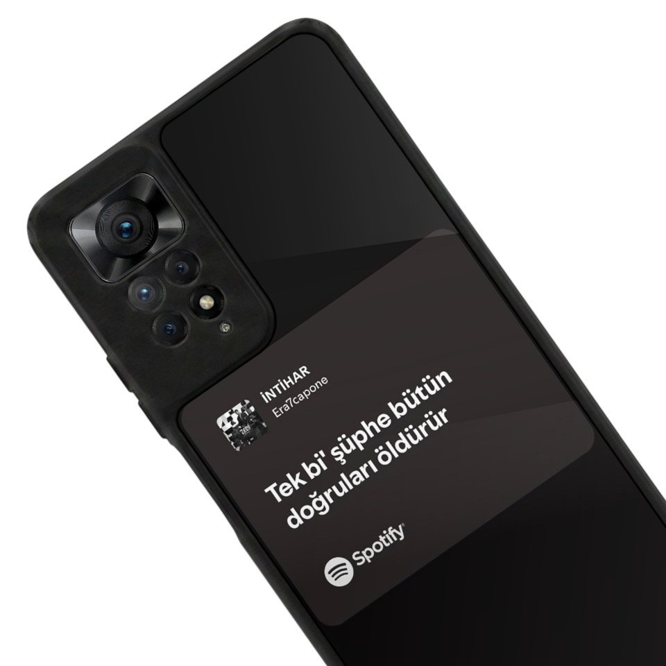 Xiaomi Redmi Note 11 Pro Uyumlu Sarki Sozleri Tasarımlı Glossy Premium Kılıf
