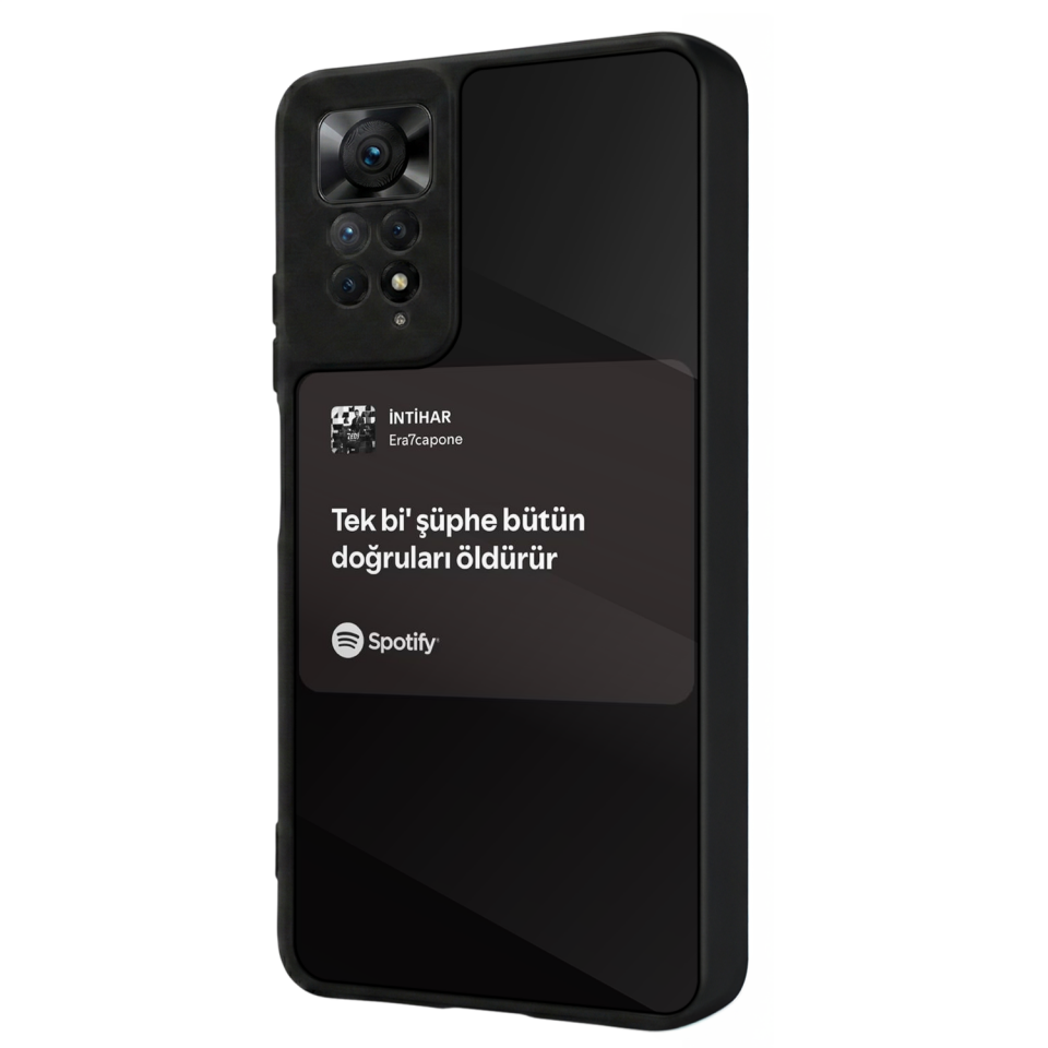 Xiaomi Redmi Note 11 Pro Uyumlu Sarki Sozleri Tasarımlı Glossy Premium Kılıf