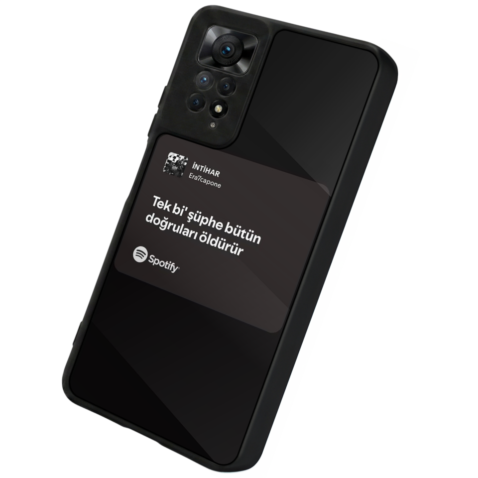 Xiaomi Redmi Note 11 Pro Uyumlu Sarki Sozleri Tasarımlı Glossy Premium Kılıf