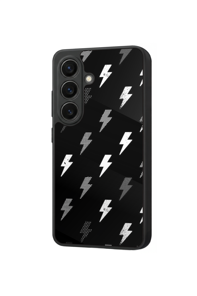 Samsung Galaxy S26 Uyumlu Simsek Tasarımlı Glossy Premium Kılıf
