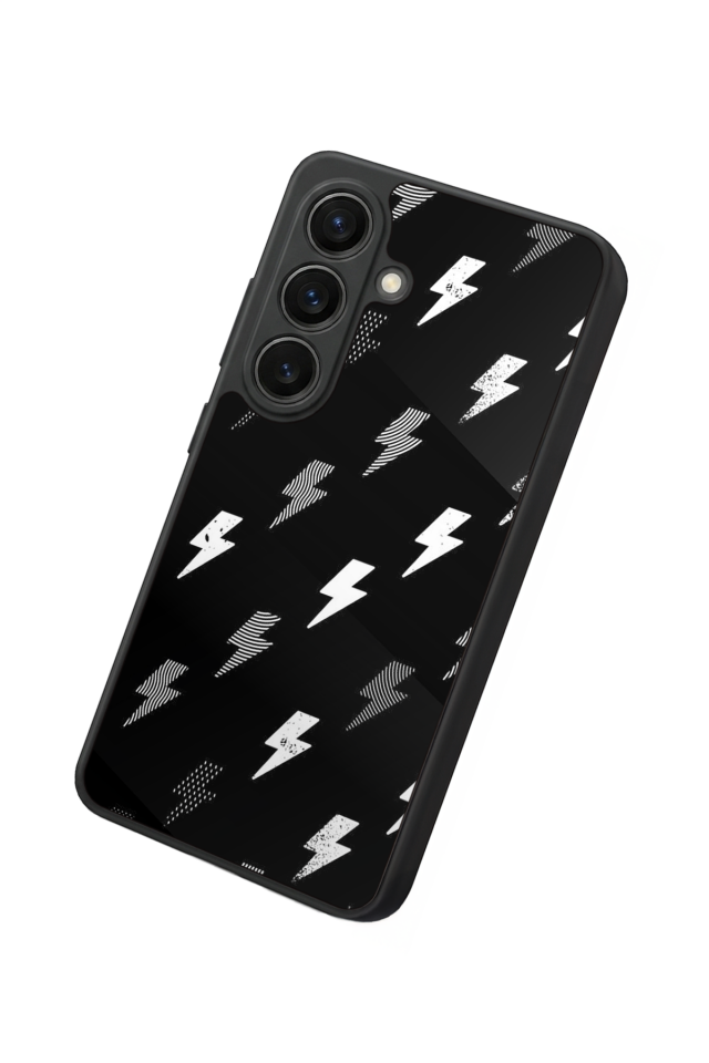 Samsung Galaxy S26 Uyumlu Simsek Tasarımlı Glossy Premium Kılıf