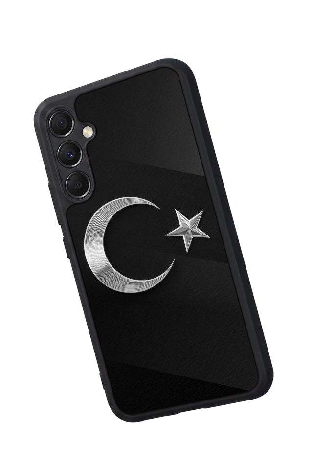Samsung Galaxy A34 Uyumlu Türk Bayragi Tasarımlı Glossy Premium Kılıf