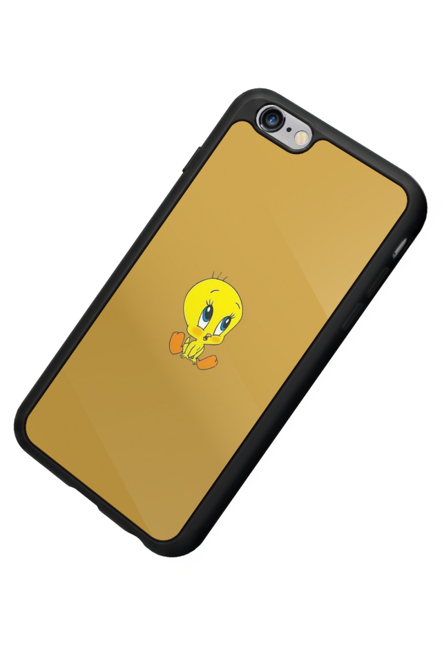 iPhone 6 Plus Uyumlu Tweety Tasarımlı Glossy Premium Kılıf