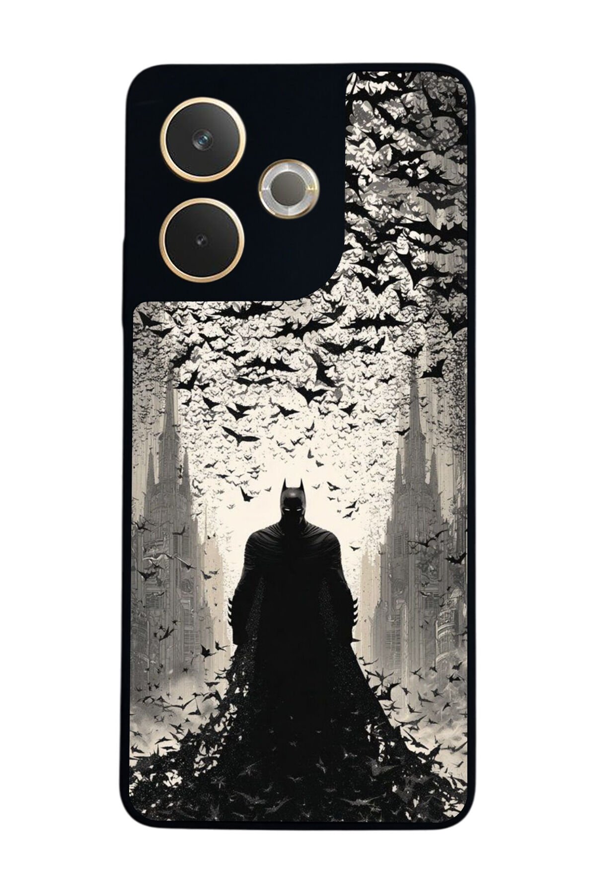 Oppo A5 Pro Uyumlu Batman Tasarımlı Glossy Premium Kılıf