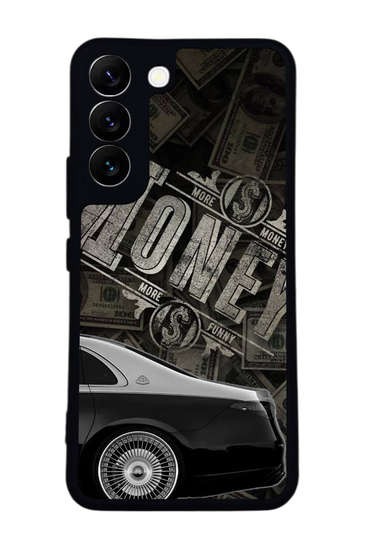 Samsung Galaxy S22 Uyumlu Money Para Tasarımlı Glossy Premium Kılıf