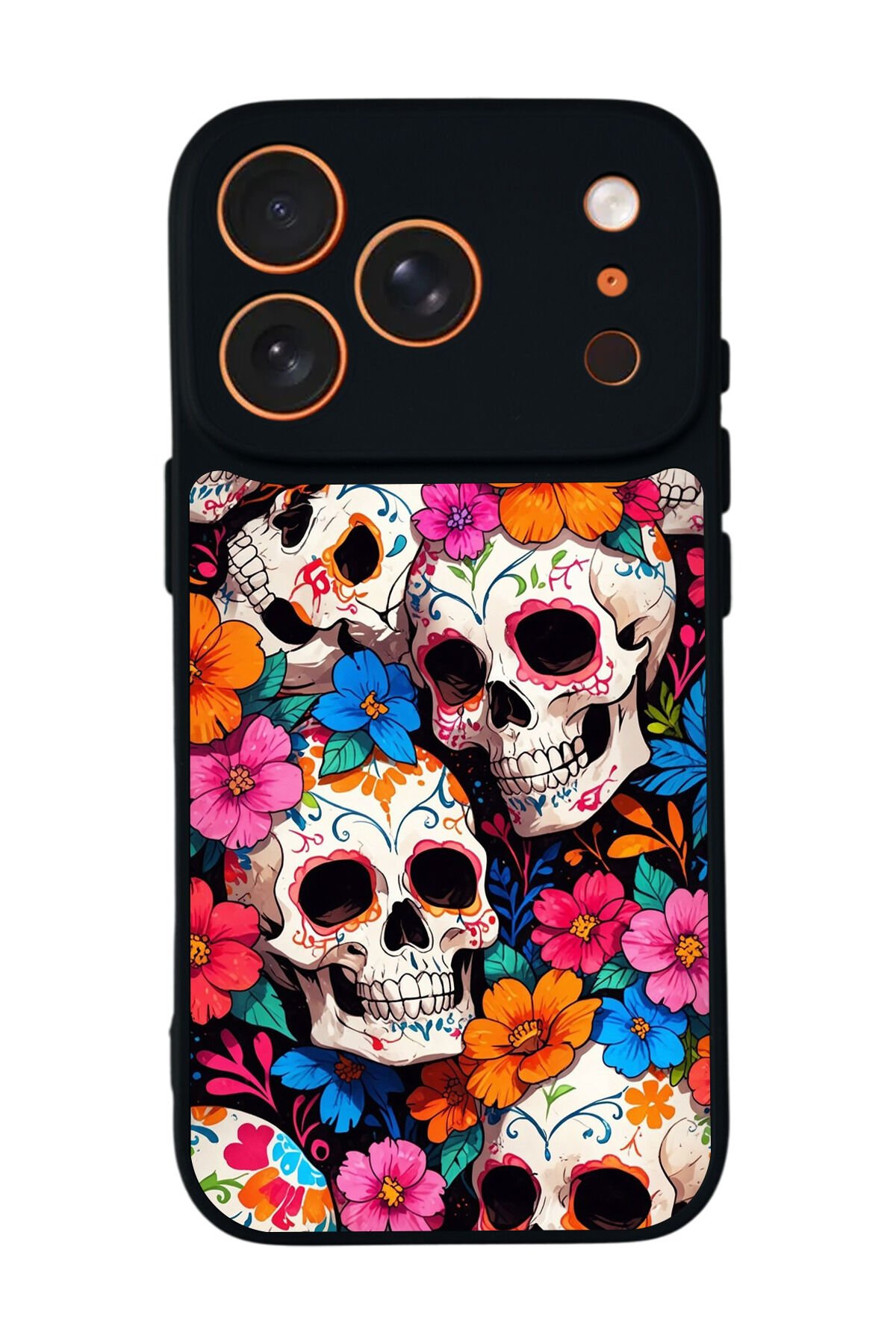 iPhone 17 Pro Max Uyumlu KuruKafa Tasarımlı Glossy Premium Kılıf