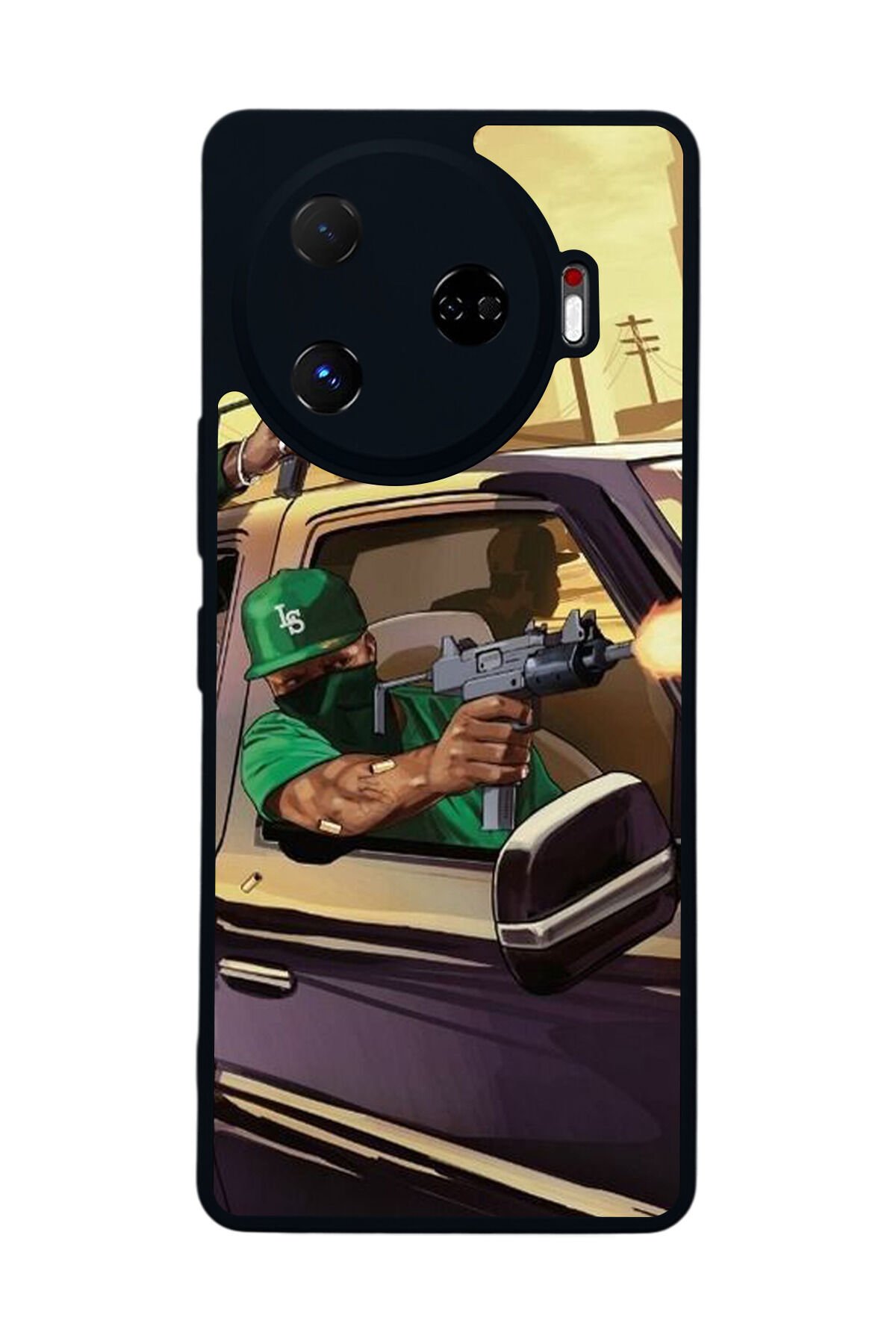 Tecno Camon 30 Pro Uyumlu GTA Tasarımlı Glossy Premium Kılıf