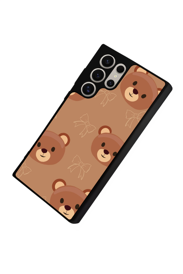 Samsung Galaxy S24 Ultra Uyumlu Ayı Tasarımlı Glossy Premium Kılıf