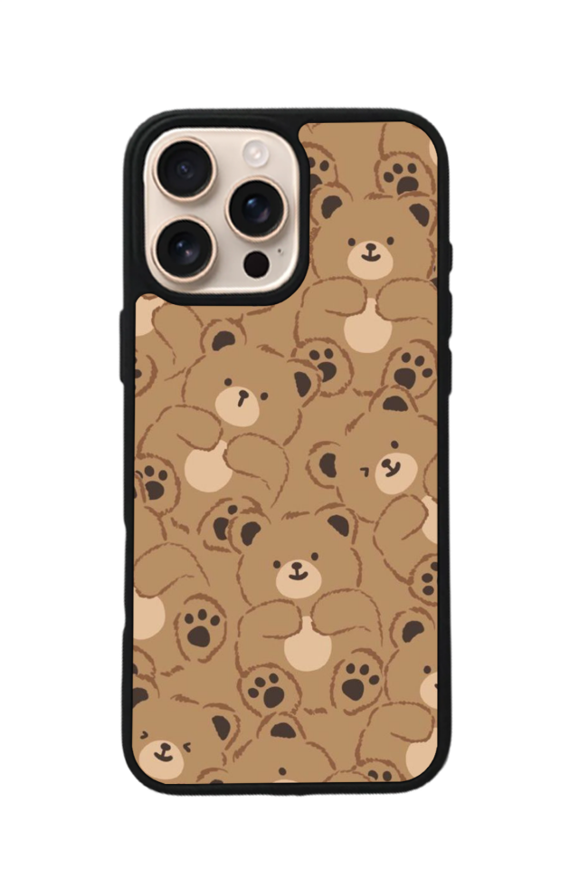 iPhone 14 Pro Max Uyumlu Ayı Tasarımlı Glossy Premium Kılıf