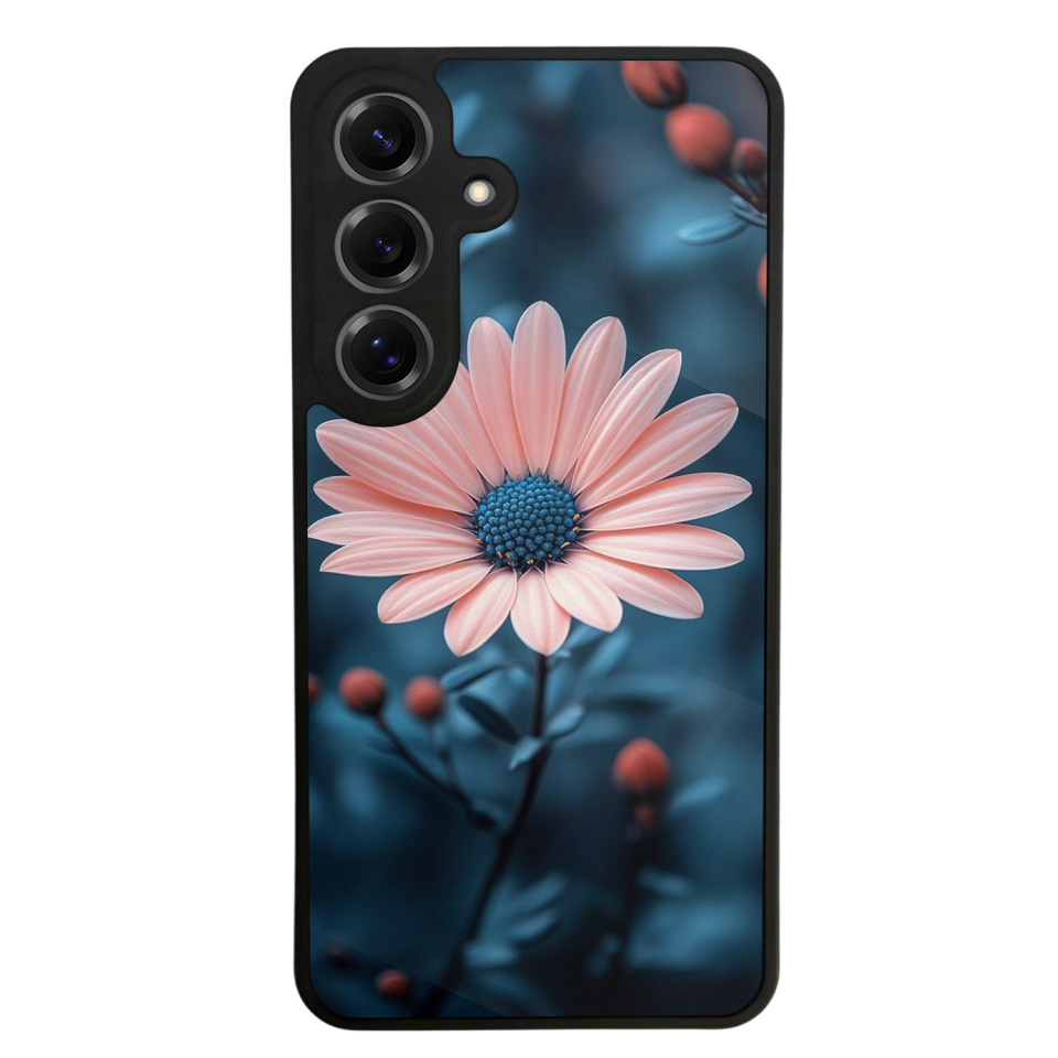 Samsung Galaxy S25 Uyumlu Cicek Tasarımlı Glossy Premium Kılıf