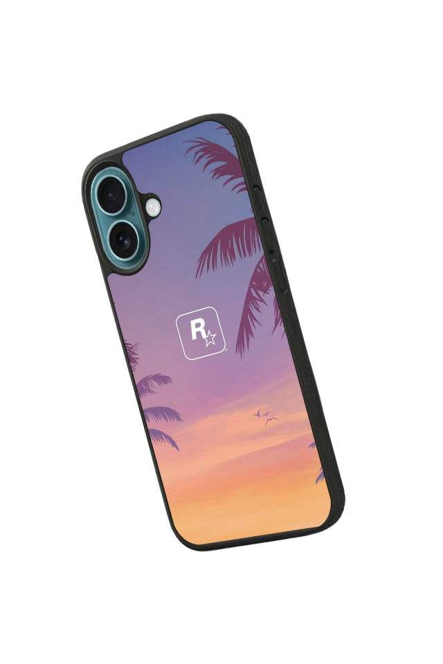 iPhone 16 Plus Uyumlu GTA Tasarımlı Glossy Premium Kılıf