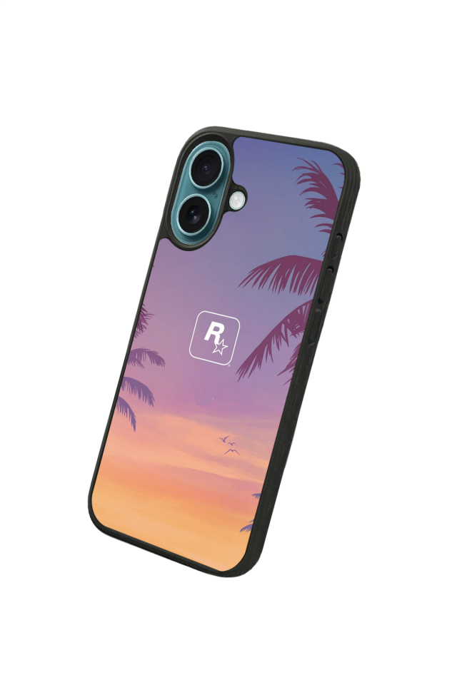 iPhone 16 Plus Uyumlu GTA Tasarımlı Glossy Premium Kılıf