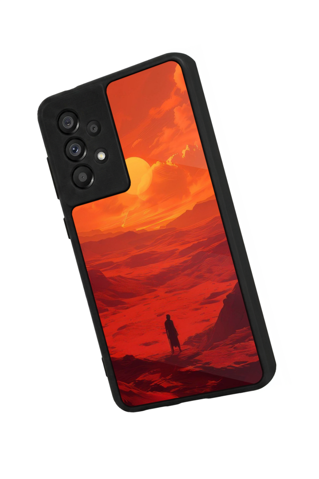 Samsung Galaxy A73 Uyumlu Güneş Tasarımlı Glossy Premium Kılıf