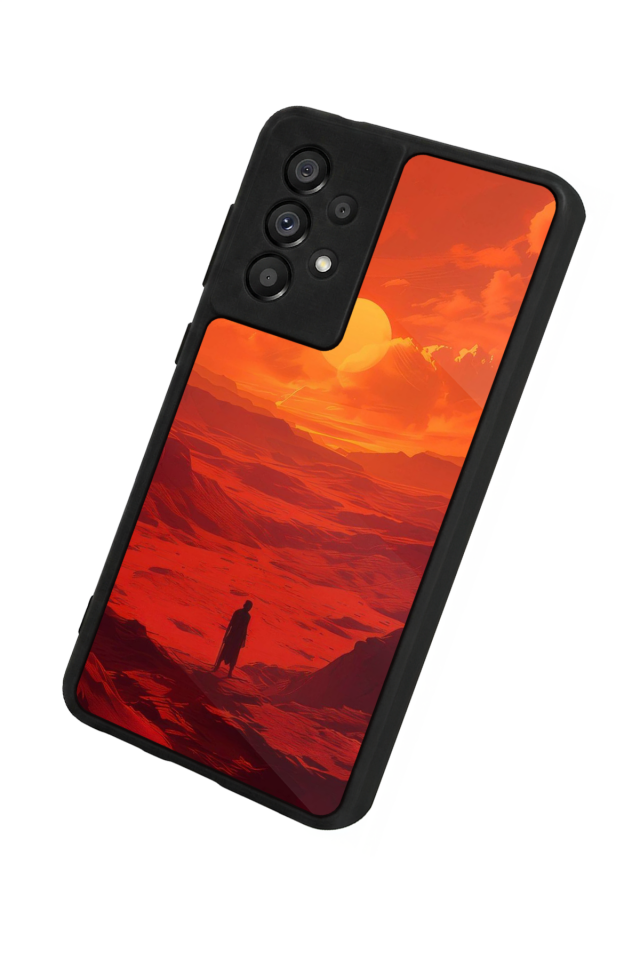 Samsung Galaxy A73 Uyumlu Güneş Tasarımlı Glossy Premium Kılıf