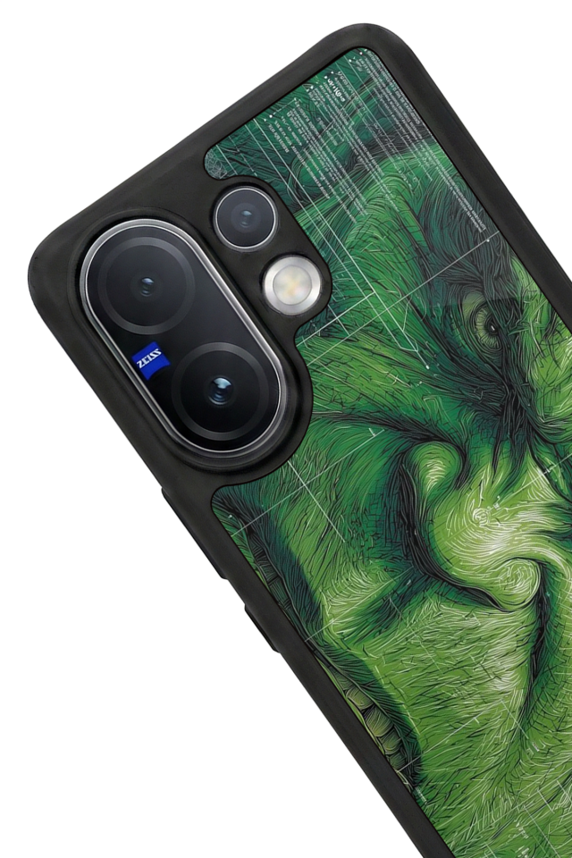Vivo V60 Uyumlu Hulk Tasarımlı Glossy Premium Kılıf