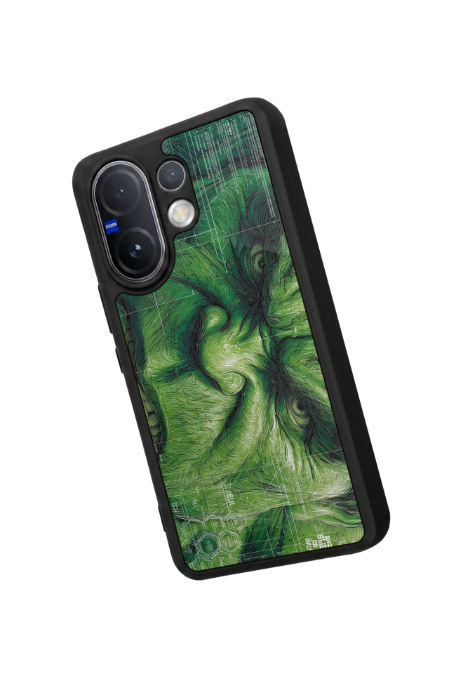 Vivo V60 Uyumlu Hulk Tasarımlı Glossy Premium Kılıf