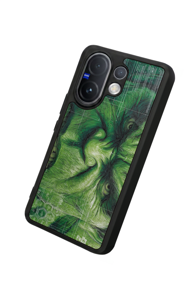 Vivo V60 Uyumlu Hulk Tasarımlı Glossy Premium Kılıf