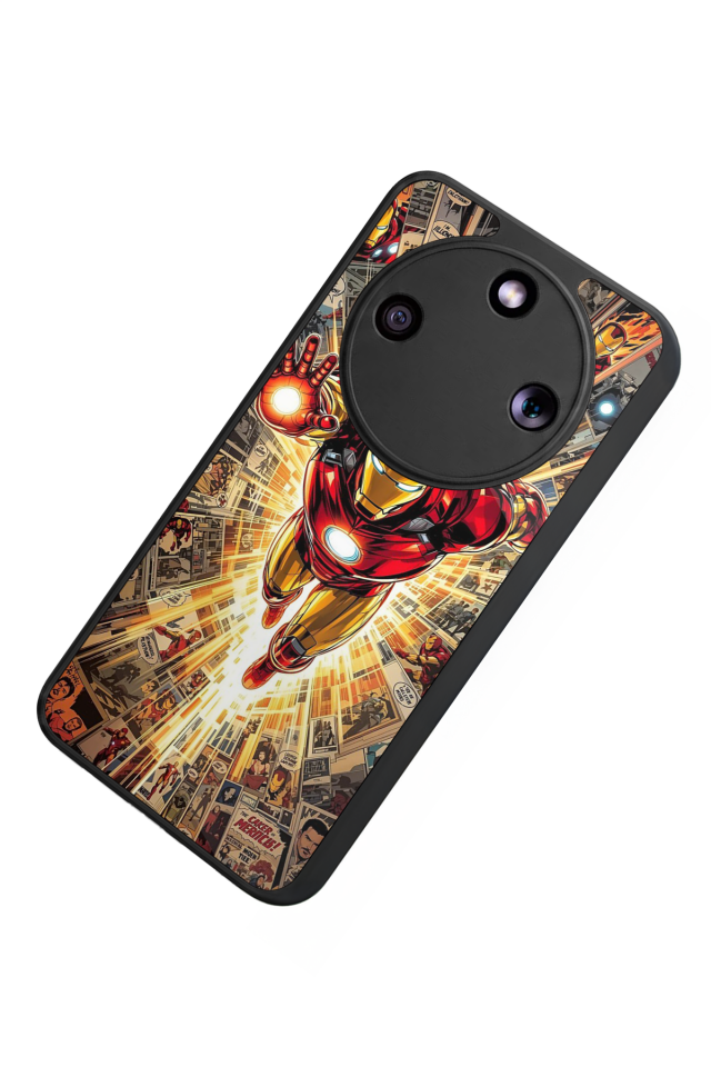 Honor Magic 8 Lite Uyumlu Iron Man ( Demir Adam ) Tasarımlı Glossy Premium Kılıf