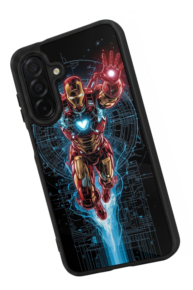Samsung Galaxy A36 Uyumlu Iron Man ( Demir Adam ) Tasarımlı Glossy Premium Kılıf