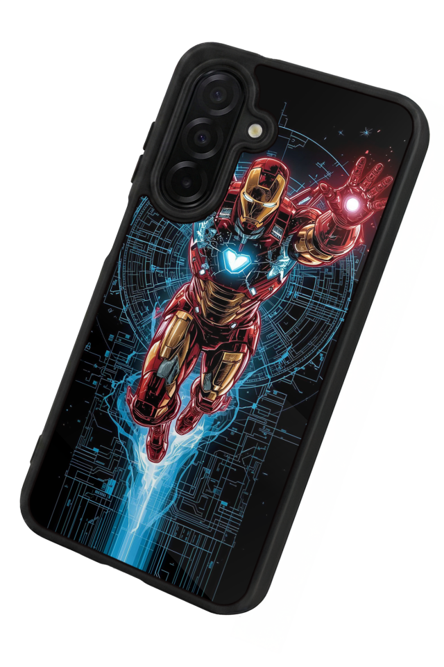 Samsung Galaxy A36 Uyumlu Iron Man ( Demir Adam ) Tasarımlı Glossy Premium Kılıf