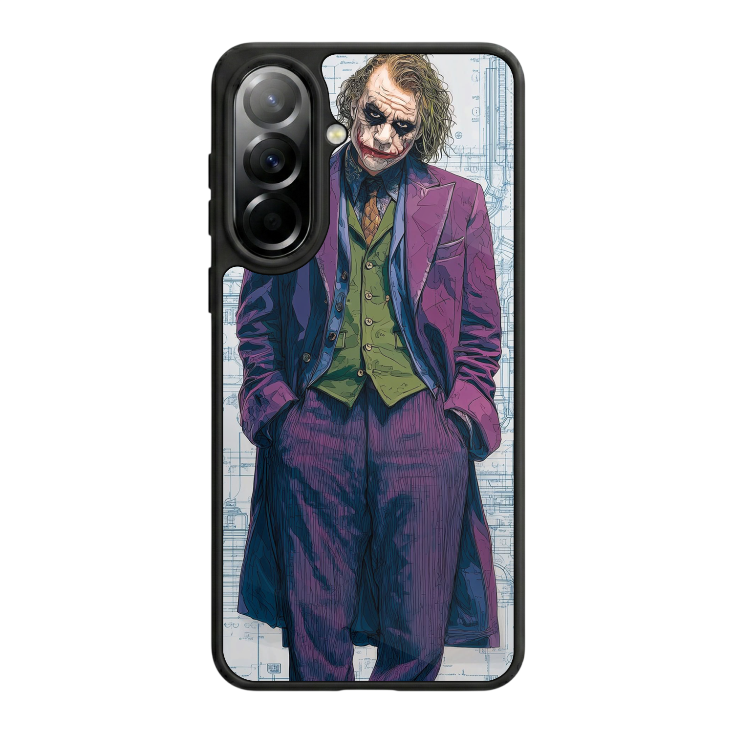 Samsung Galaxy A37 Uyumlu Joker Tasarımlı Glossy Premium Kılıf