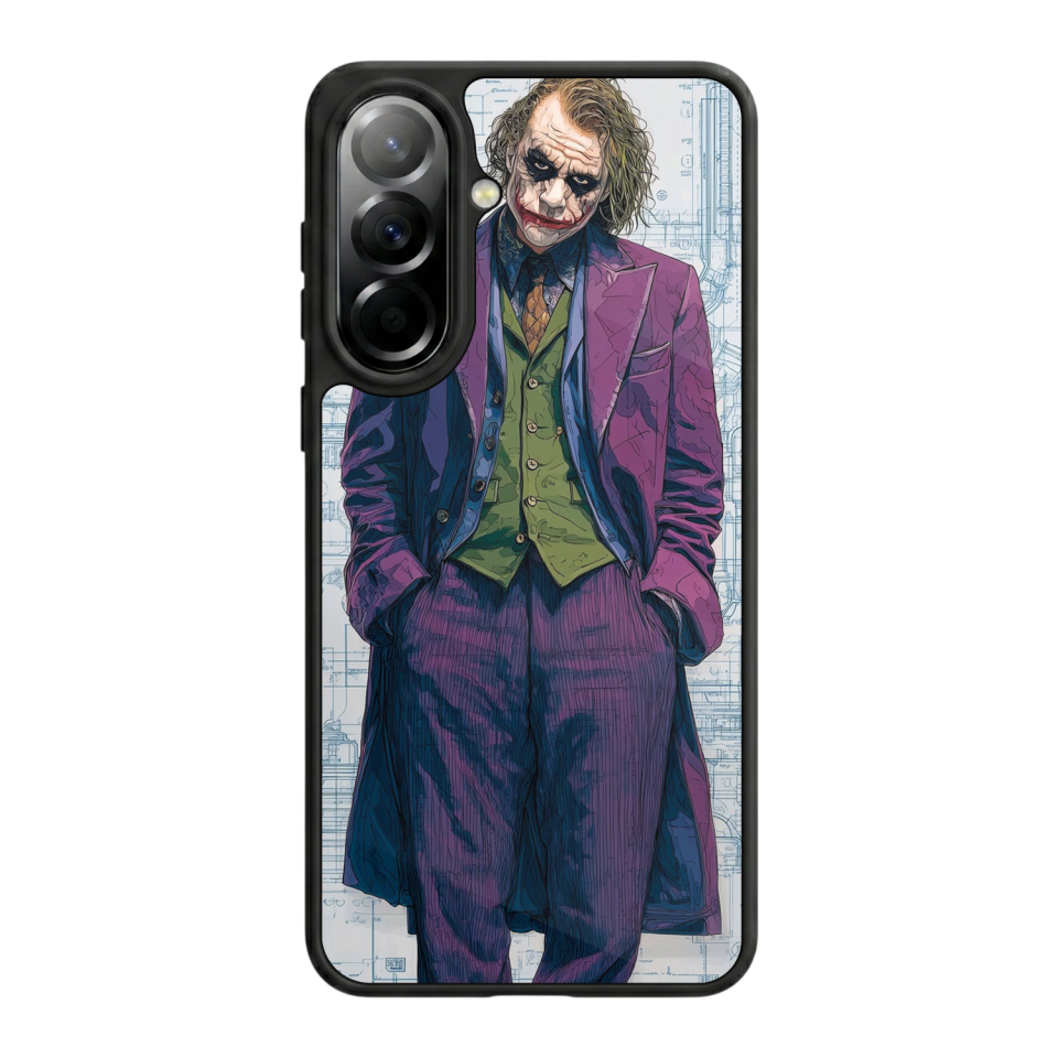 Samsung Galaxy A37 Uyumlu Joker Tasarımlı Glossy Premium Kılıf