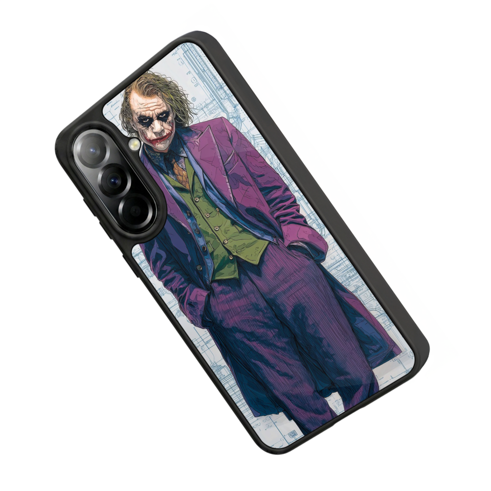 Samsung Galaxy A37 Uyumlu Joker Tasarımlı Glossy Premium Kılıf