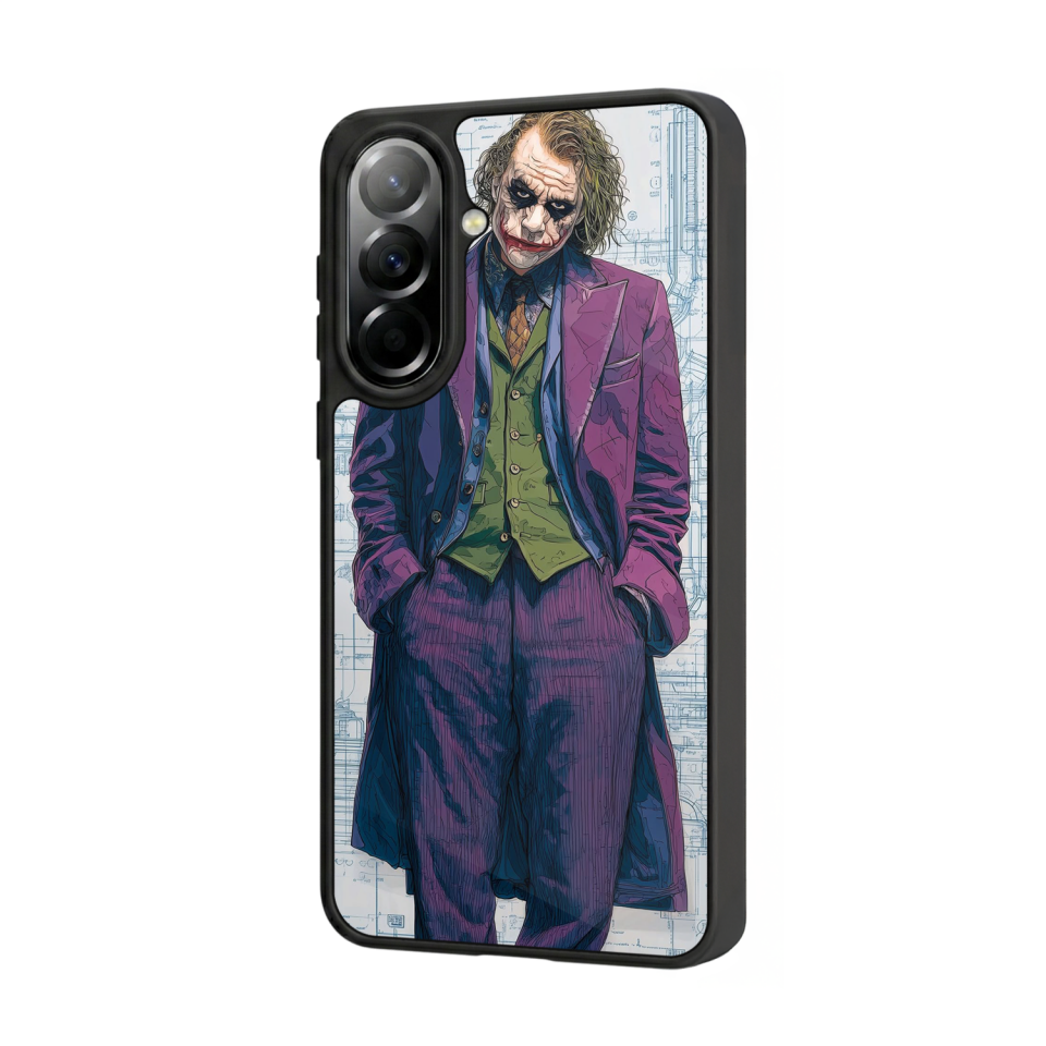 Samsung Galaxy A37 Uyumlu Joker Tasarımlı Glossy Premium Kılıf