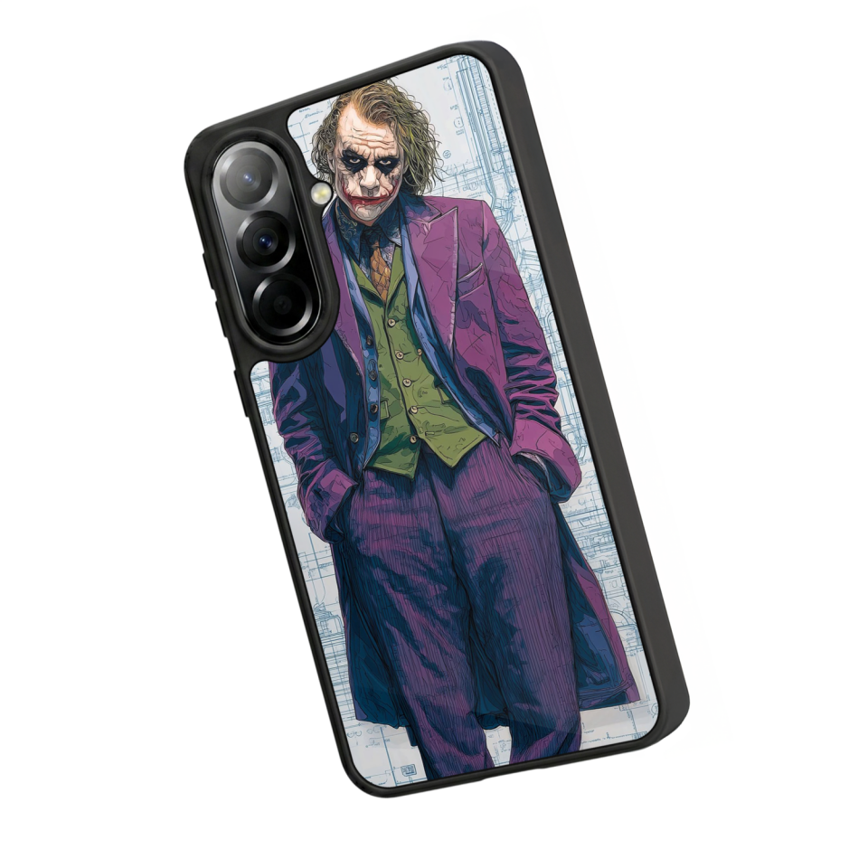 Samsung Galaxy A37 Uyumlu Joker Tasarımlı Glossy Premium Kılıf