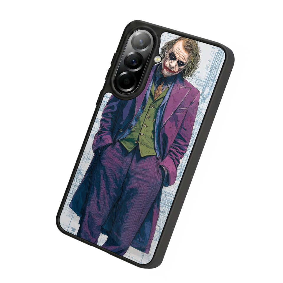 Samsung Galaxy A37 Uyumlu Joker Tasarımlı Glossy Premium Kılıf
