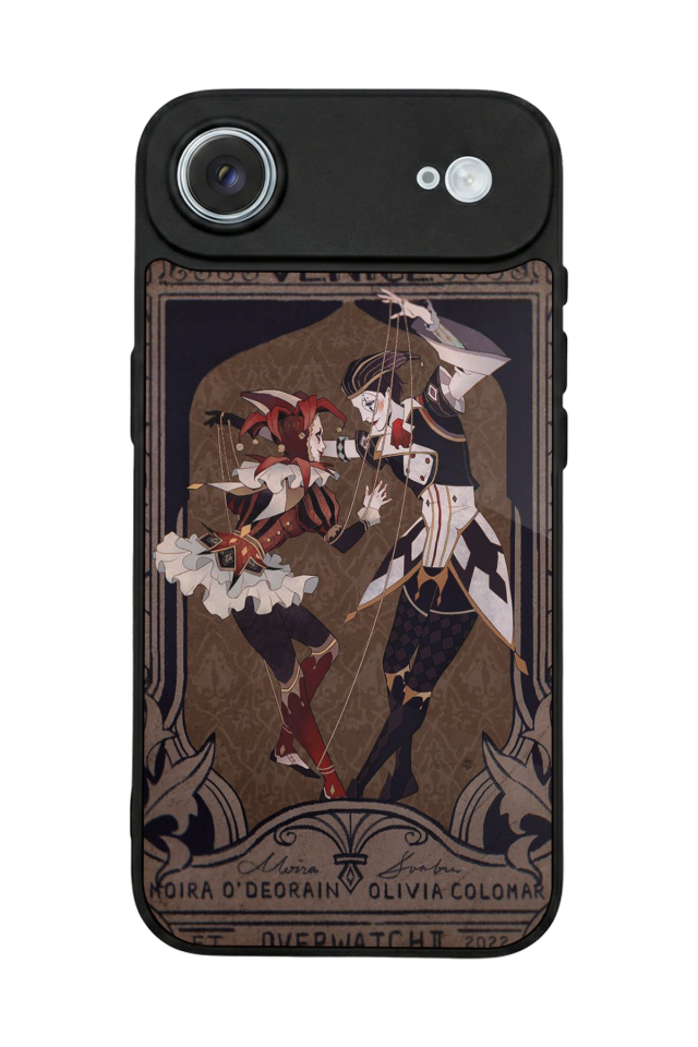 iPhone 17 Air Uyumlu  Kalp Love Tasarımlı Glossy Premium Kılıf